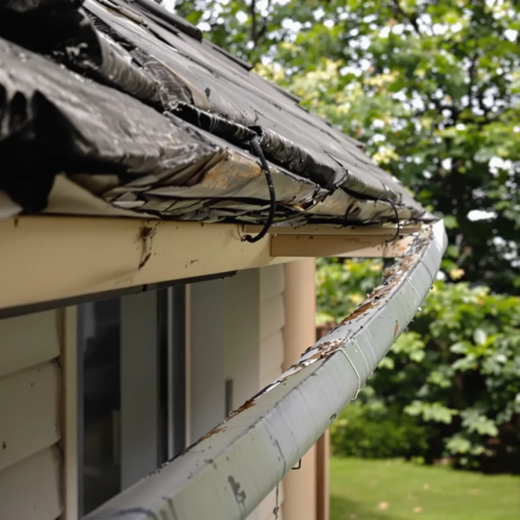 Clogged Or Damaged Gutters By Best Roofing Now In North Carolina
